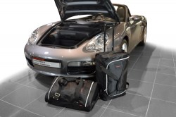 Porsche Cayman / Boxster (987) 2WD + 4WD without CD changer 2004-2012 Car-Bags reistassen - travel bags - Reisetaschen - sacs de voyage