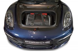 Porsche Cayman / Boxster (981) 2WD + 4WD 2012- Car-Bags reistassen - travel bags - Reisetaschen - sacs de voyage