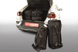 Travel bags fits Renault Captur (adjustable boot floor in highest