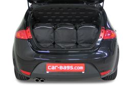 Seat Leon (1P) 2005-2012 3 & 5 door Car-Bags.com travel bag set (4)