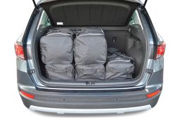 Seat Ateca low boot floor 2016- Car-Bags.com travel bag set (3)