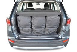 Seat Ateca low boot floor 2016- Car-Bags.com travel bag set (4)