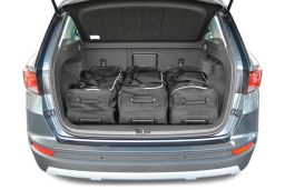 Seat Ateca high boot floor 2016- Car-Bags.com travel bag set (2)