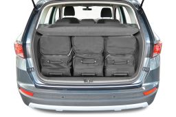 Seat Ateca high boot floor 2016- Car-Bags.com travel bag set (4)
