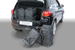Volkswagen Tiguan (5N) low boot floor 2007-2015 Car-Bags.com travel bag set (1)