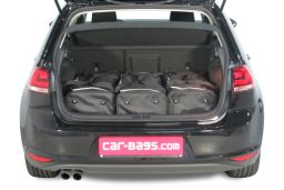 Volkswagen Golf VII incl. e-Golf (5G) 2012- 3 & 5 door Car-Bags.com travel bag set (2)