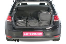 Volkswagen Golf VII incl. e-Golf (5G) 2012- 3 & 5 door Car-Bags.com travel bag set (3)