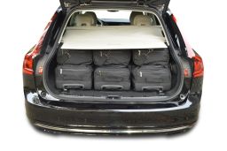 KJUST VOLVO V90 CROSS COUNTRY 2016+ KOFFERRAUMTASCHEN SET 5 STK Luft