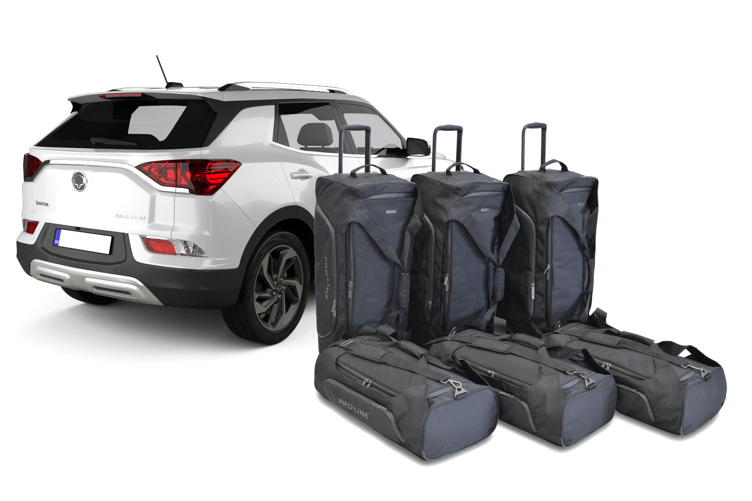 Set de sacs de voyage convient à SsangYong - KGM Korando (C200) 2010-2019 Pro.Line