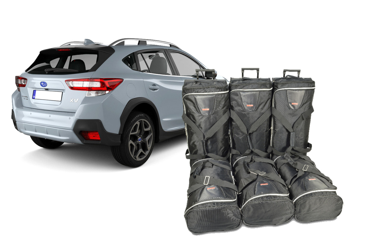 Set de sacs de voyage convient à Subaru XV II 2017-2023 5 portes bicorps Original