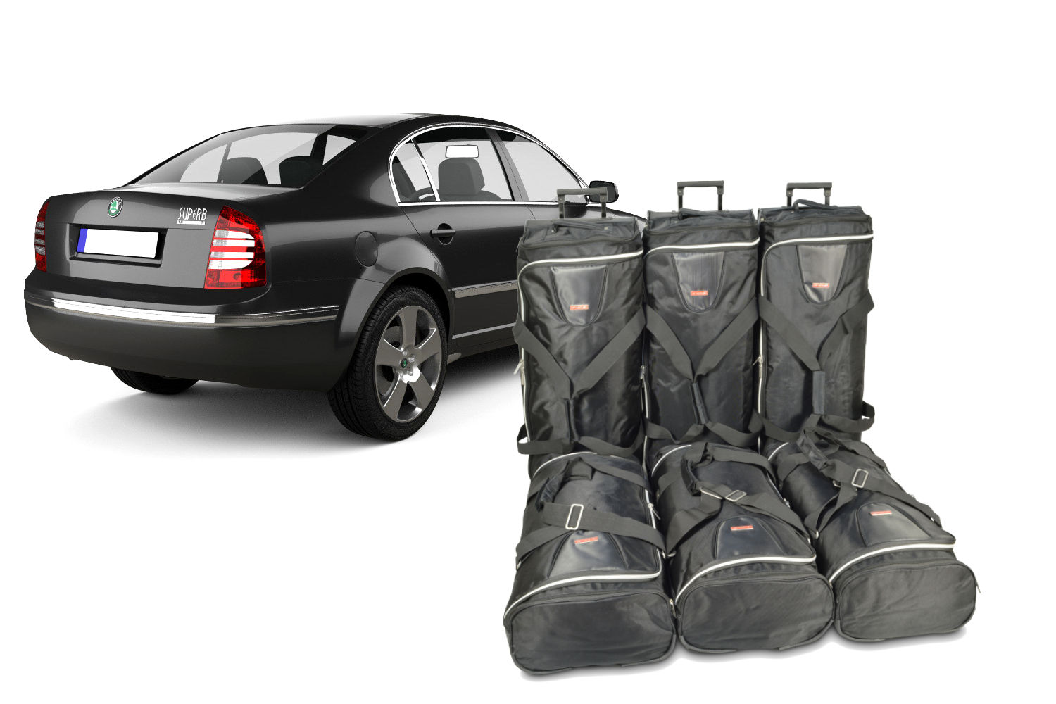 Reisetaschenset passend für Skoda Superb I (3U) 2002-2008 5-Türer Schrägheck Original