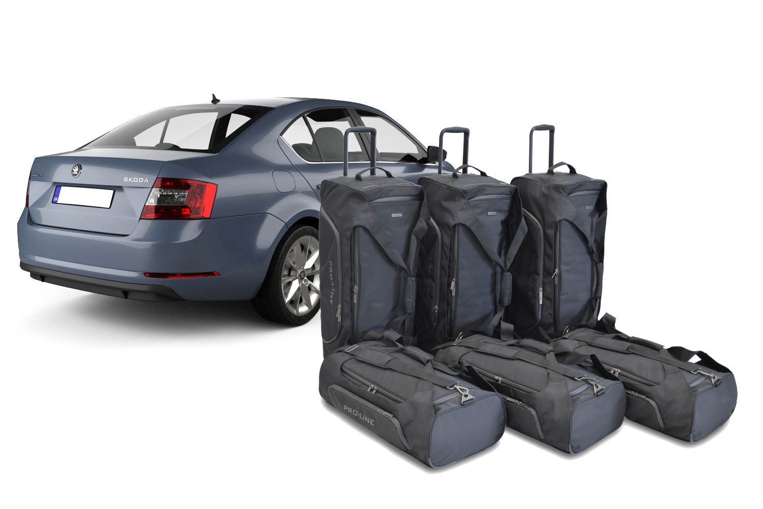 Reisetaschenset passend für Skoda Octavia IV (NX) 2020-heute 5-Türer Schrägheck Pro.Line