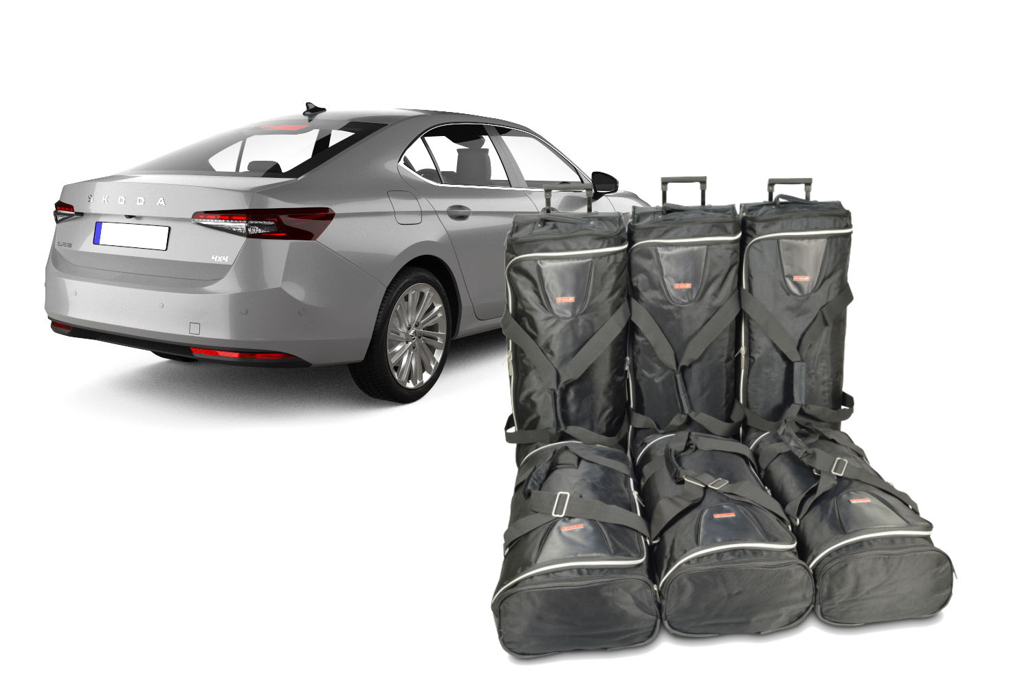 Set de sacs de voyage convient à Skoda Superb IV (B9) 2024-présent 5 portes bicorps Original