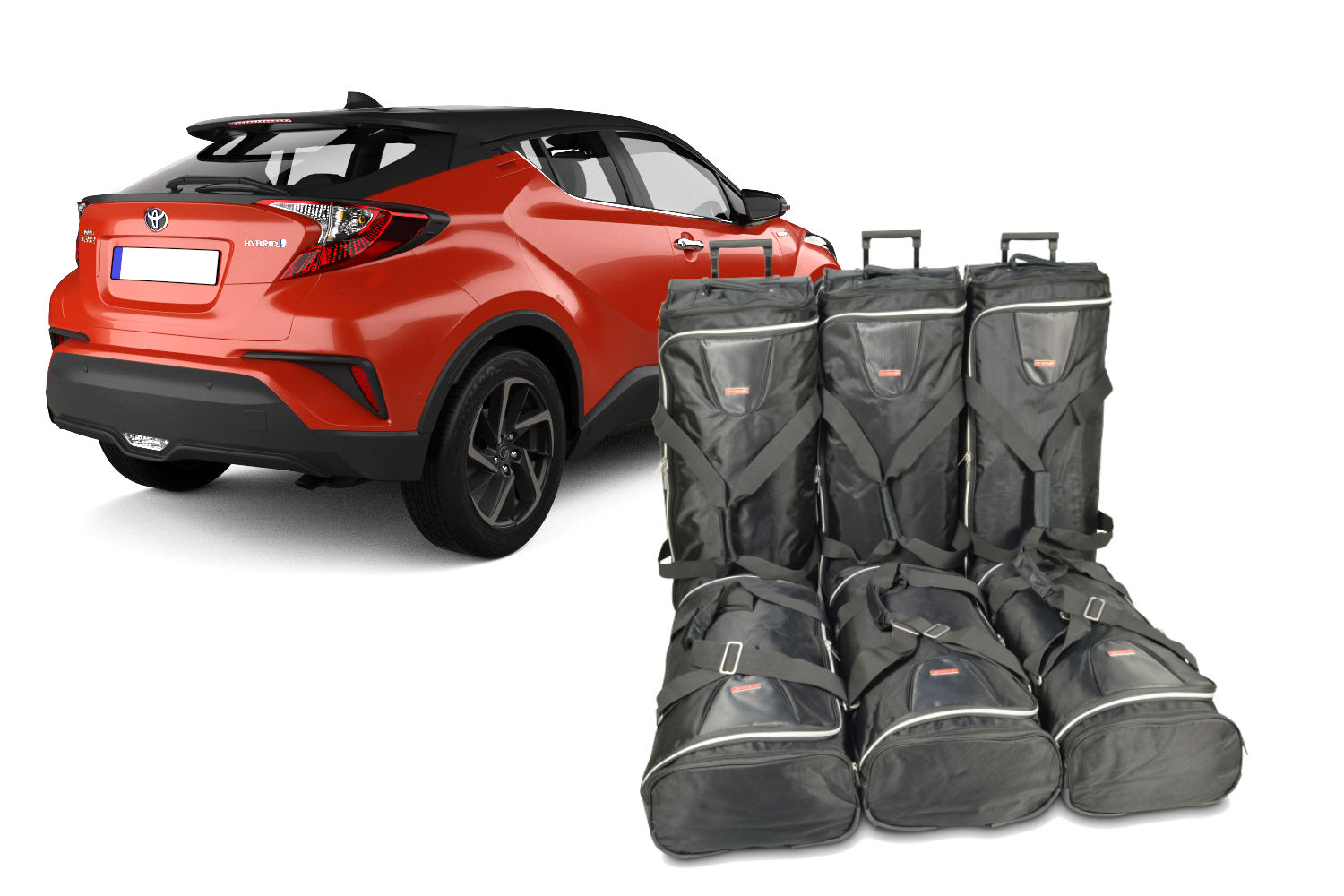 Set de sacs de voyage convient à Toyota C-HR II Hybrid 2023-présent 5 portes bicorps Original