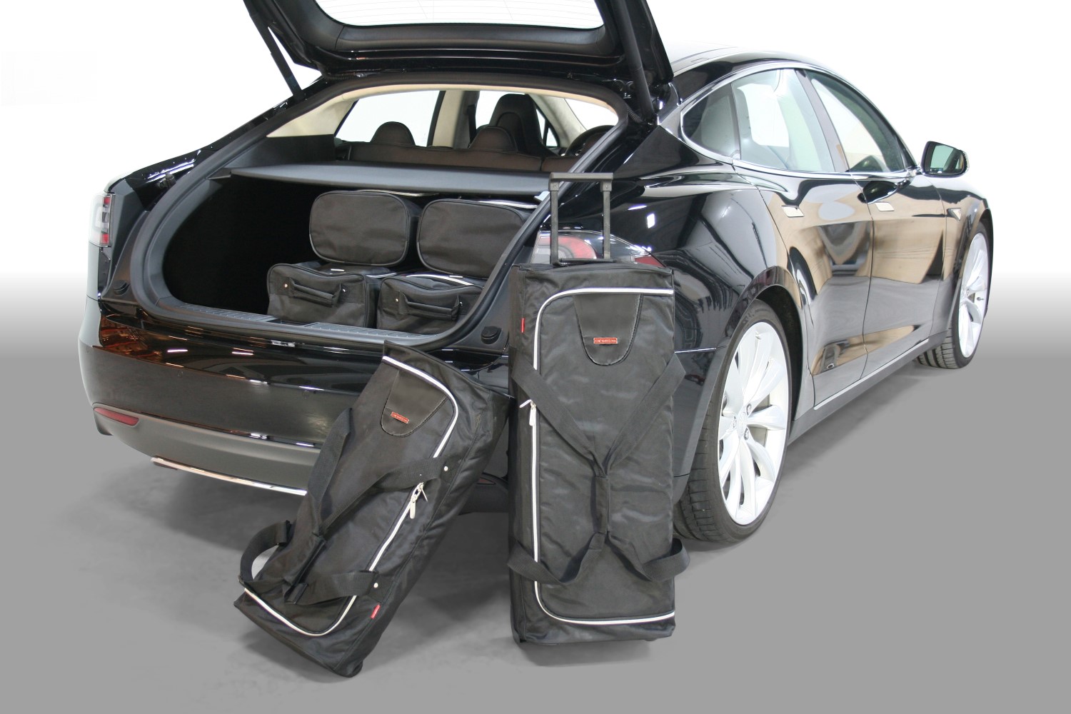 Kofferraumtaschen Set für TESLA MODEL S Bj 09.12-02.16