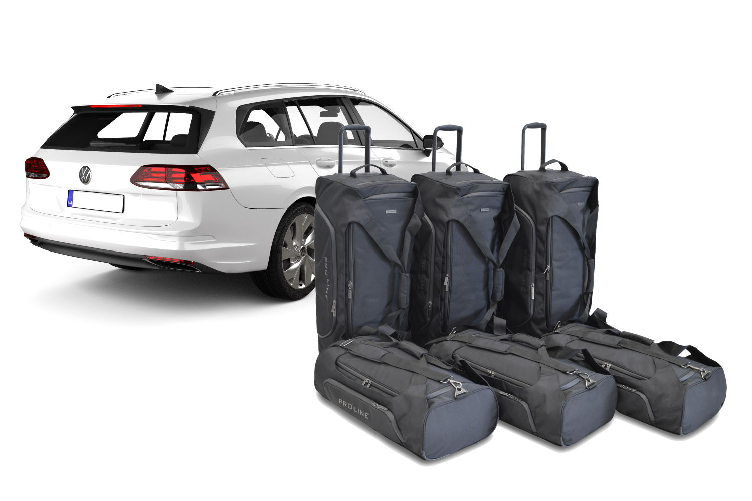 VW GOLF 8 VARIANT 2020+ Set de Sacs de voyage 5 pièces