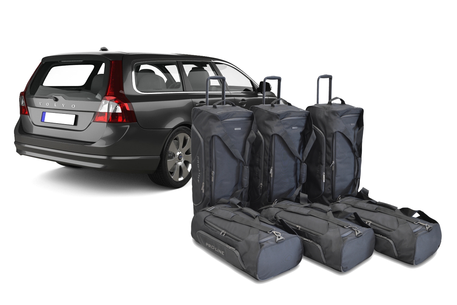 Volvo V70 III Netztasche Kofferraum ab 2007 