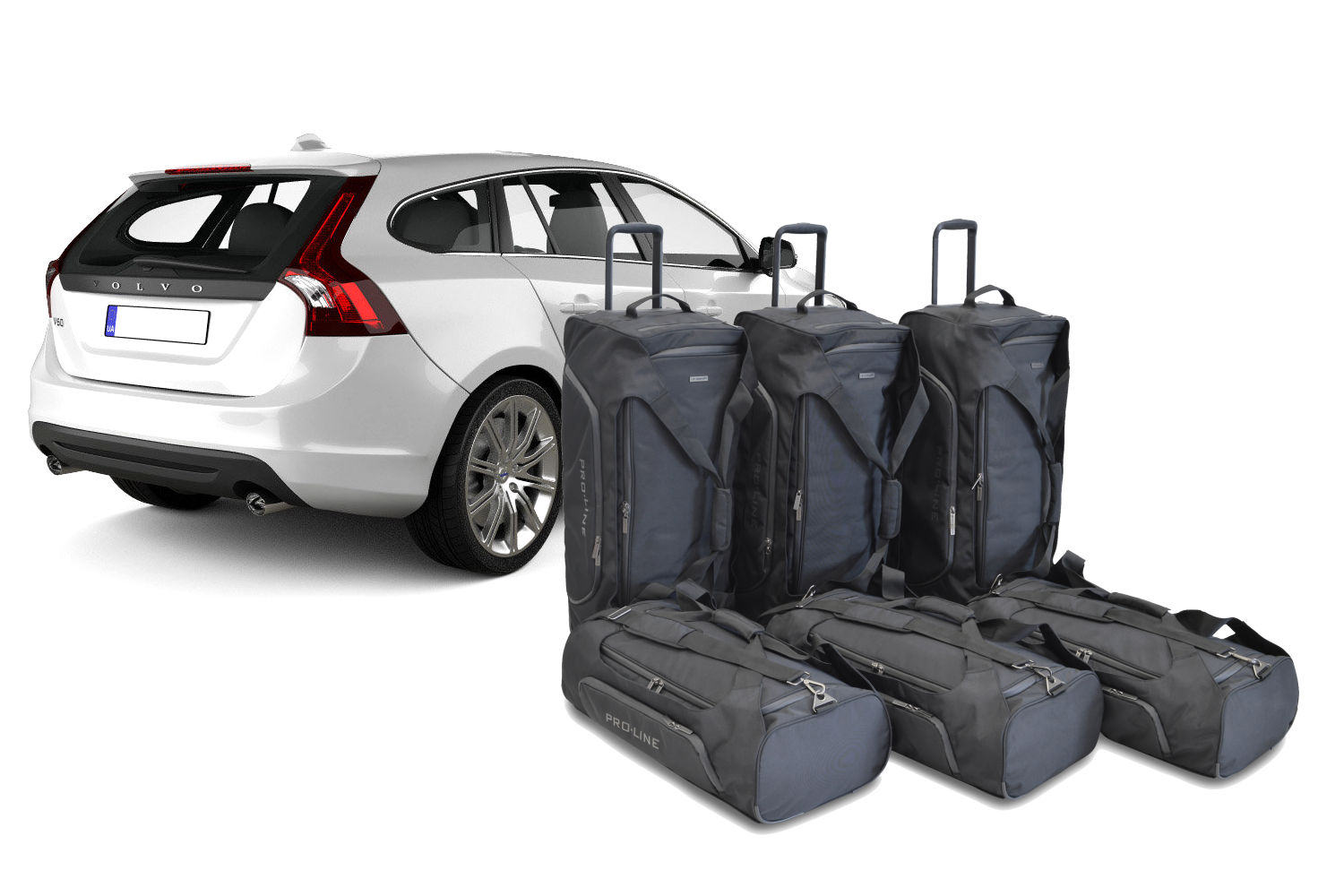 Reisetaschenset passend für Volvo V60 I 2010-2018 Kombi Pro.Line