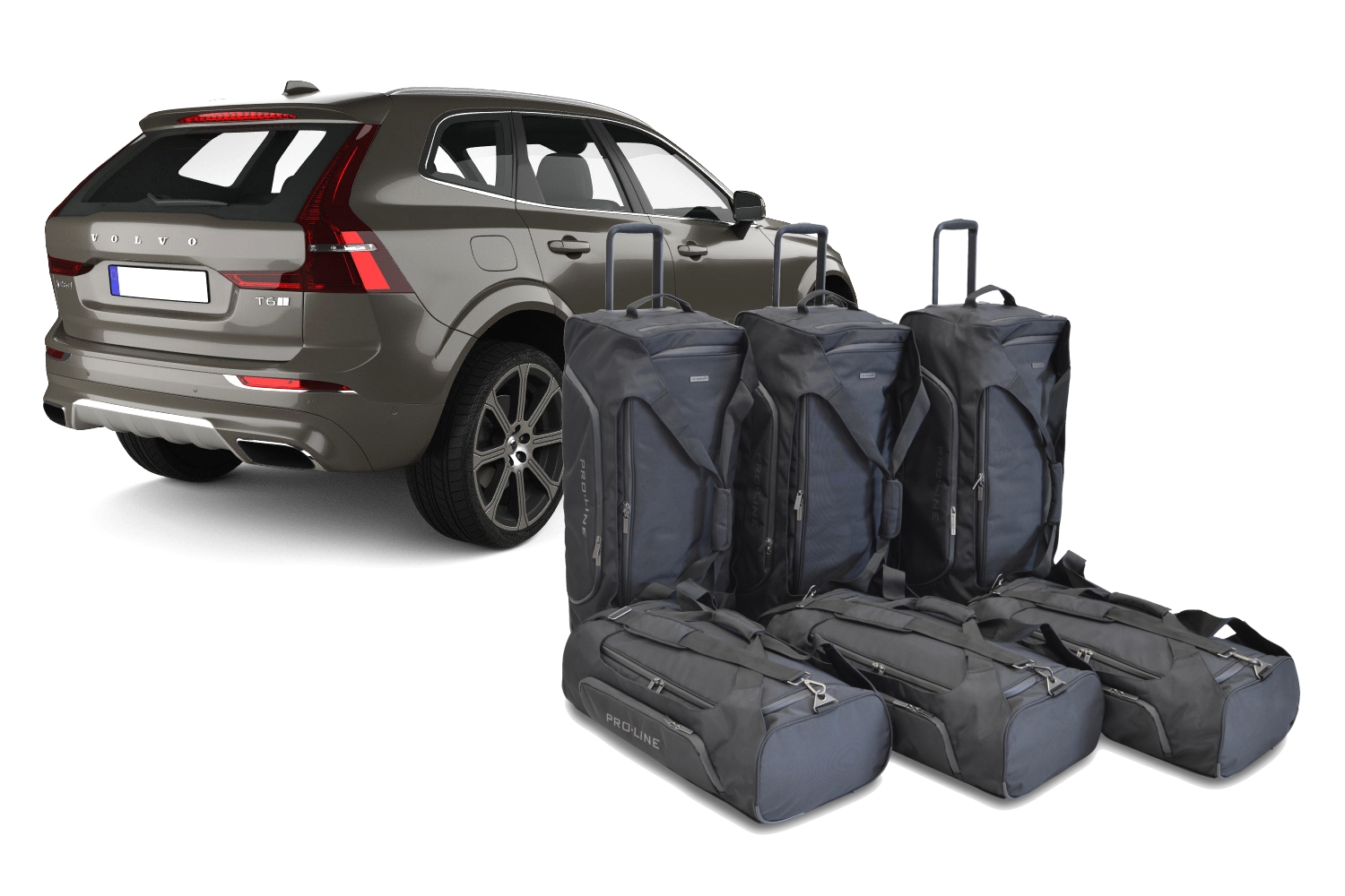 Travel bag set suitable for Volvo XC60 II 2017-present Pro.Line