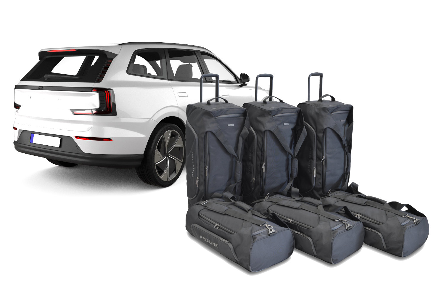 Set de sacs de voyage convient à Volvo EX90 2024-présent Pro.Line